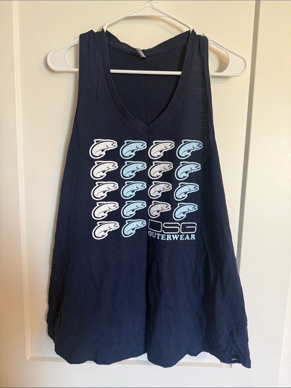 DSG Navy Graphic Tank Top